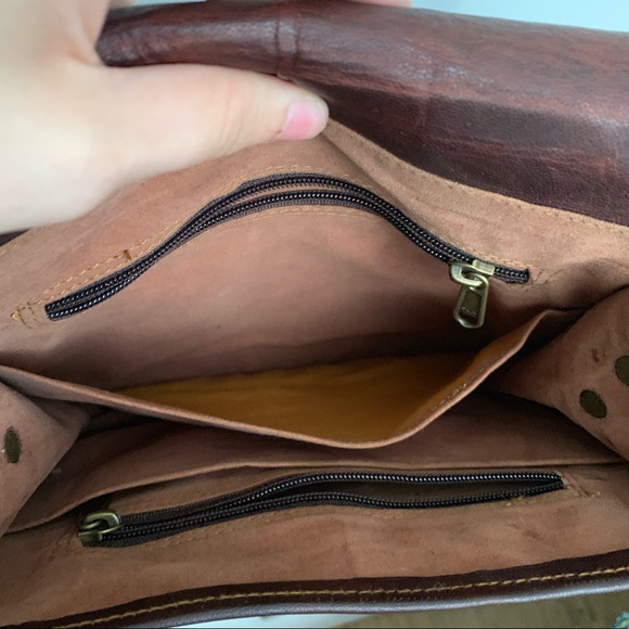 brown leather purse - Picture 4 of 4